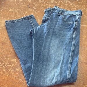 Mens retro wrangler jeans slim straight